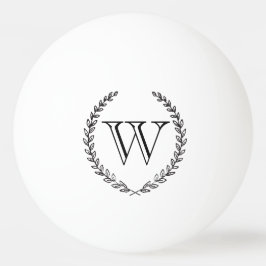 Chalkboard Monogram Tischtennisball