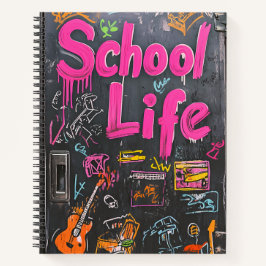 Chalkboard-Notebook "School Life" Notizbuch