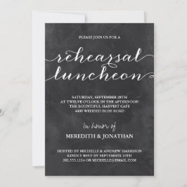 Chalkboard Probe Luncheon Einladung