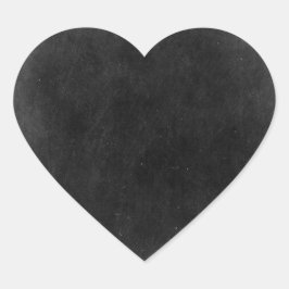Chalkboard Rustic Shabby Hütte Chic Boutique Herz-Aufkleber