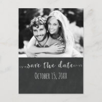 Chalkboard SAVE THE DATE Chalk Wedding Foto