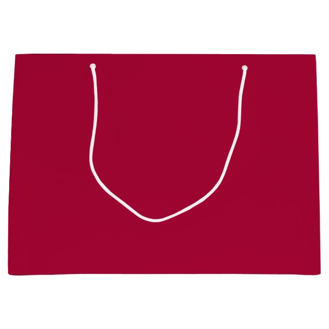 Chalkboard Snowman Medium Cherry Red Große Geschenktüte (Vorderseite)