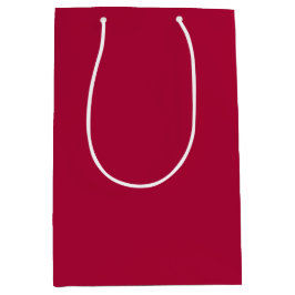 Chalkboard Snowman Medium Cherry Red Mittlere Geschenktüte