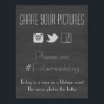 Chalkboard Social Media Hochzeit Foto Hashtag Zeic Poster<br><div class="desc">Rahmen und Ausstellung auf Ihrer Hochzeit,  damit jeder Fotos von Ihrer Feier teilen kann. Nicht nur Instagram,  sondern auch Facebook und Twitter.</div>