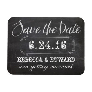 Chalkboard Speichern des Datumsfensters Magnet
