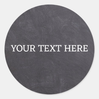 Chalkboard Spice Jar Classic Round Circle Runder Aufkleber