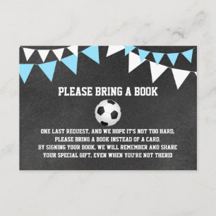 Chalkboard Sports SOCCER Bringen Sie eine kleine B Begleitkarte