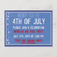 Chalkboard Star Postkarte