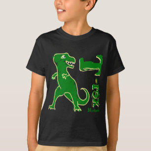 Chalkboard T-Rex Dinosaur Kinder Schwarzer T - Shi T-Shirt