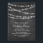 Chalkboard Twinkle Lights Feierlichkeit Einladung<br><div class="desc">Die zahlreichen Twin-Light-Lichter auf einem Kalkboard-Hintergrund lassen diese Einladung für die Ferien nicht fehlen. Diese Einladung kann leicht für ein Weihnachtsfest Party angepasst werden.</div>