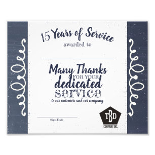 Chalkboard universellen Mitarbeiterjubiläum Fotodruck