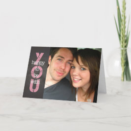 Chalkboard-Valentine's Happy zu sein mit EUB Custo Feiertagskarte