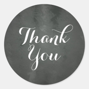 Chalkboard Vielen Dank Sticker