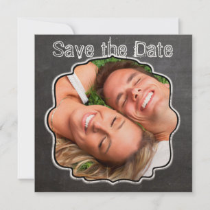 Chalkboard Vintag Modern Save the Date