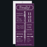 Chalkboard Vintage Wedding Save the Date<br><div class="desc">Hier ist ein kreativer Chalkboard Vintager Stil, der Ihre Familie und Freunde zu Ihrem besondere Anlass willkommen heißen wird. Hinter diesem Design verbirgt sich ein Banner mit den Worten "Familie und Freunde", ein Vintager Bleistift, Pfeile und horizontale Linien. Sie können den Textstil, die Farbe und die Größe ändern, um Ihren...</div>