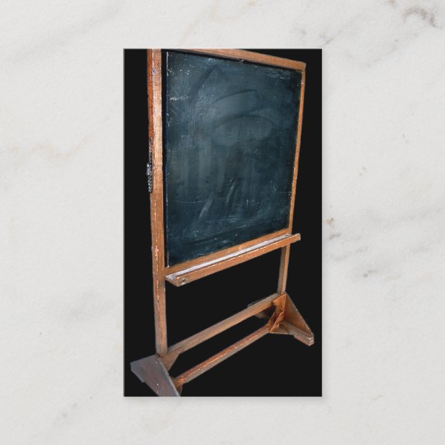 Chalkboard-Visitenkarte Visitenkarte (Vorderseite)