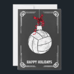Chalkboard Volleyball-Spieler Weihnachtskarten Feiertagskarte<br><div class="desc">Volleyballverzierung mit Chalkboard Holiday Grußkarten nach Interesse. Berufliche Urlaubskarten sind branchenspezifische Urlaubskarten. Diese Beruf-spezifischen Urlaubskarten werden Ihren Urlaubsszenarien eine Touch Einzigartigkeit verleihen</div>