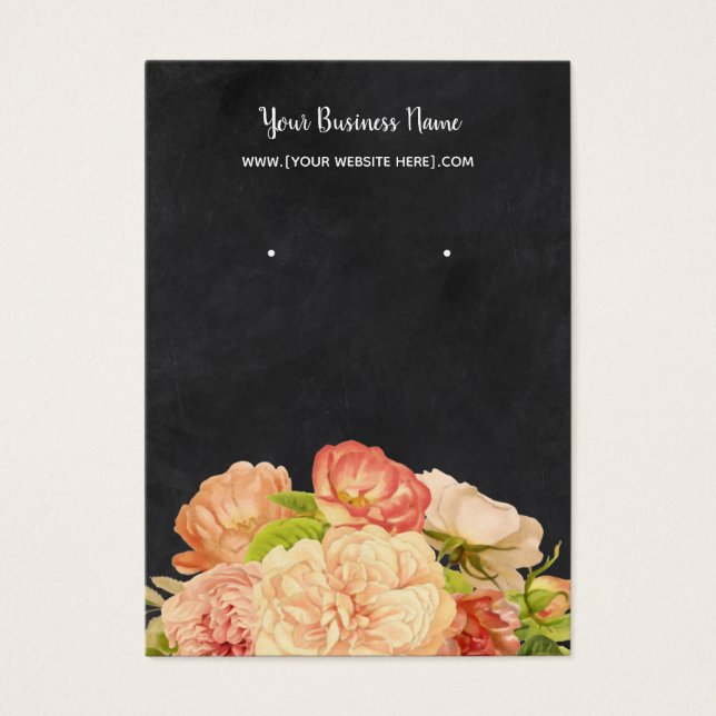 Chalkboard Wasserfarben-Blume (Vorderseite)