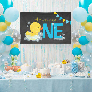 Chalkboard Wasserfarbendusche Ein-Party-Banner Banner