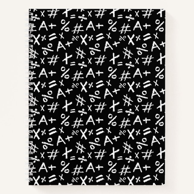 Chalked Up to Math: A Symbolic Statement Notizbuch (Vorderseite)