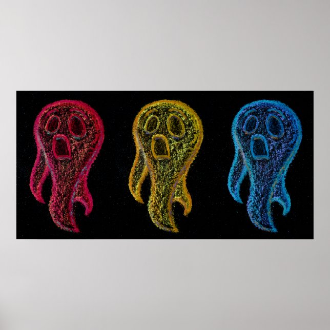 Chalkie Ghosts Poster (Vorne)