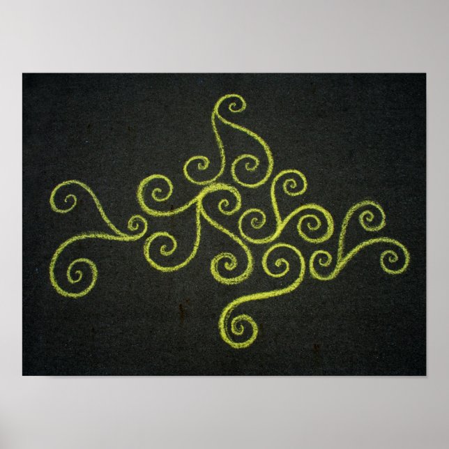 Chalkie Yellow Sea Poster (Vorne)