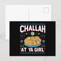 Challah At Ya Mädchen Lustige Hanukkah Lebensmitte