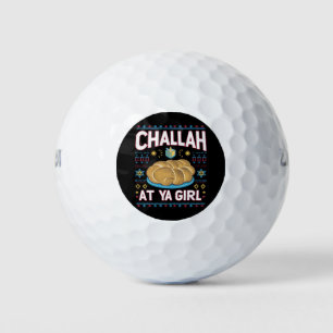Challah bei Ya Girl Funny Hanukkah Food Chanukah Golfball