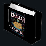 Challah bei Ya Girl Funny Hanukkah Food Chanukah Große Geschenktüte<br><div class="desc">Challah bei Ya Girl Funny Hanukkah Food Chanukah</div>