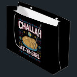 Challah bei Ya Girl Funny Hanukkah Food Chanukah Große Geschenktüte<br><div class="desc">Challah bei Ya Girl Funny Hanukkah Food Chanukah</div>