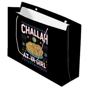 Challah bei Ya Girl Funny Hanukkah Food Chanukah Große Geschenktüte