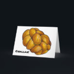Challah! Brot Loaf Hanukkah Chanukah Holiday Feiertagskarte<br><div class="desc">Die Notizbücher von Challah sind mit einem Laib von herausforderndem Brot ausgestattet. Erstellt aus einer originalen Marker-Abbildung. Diese Chanukah Illustration ist auch auf anderen Produkten verfügbar. Sehen Sie nicht,  wonach Sie suchen? Brauchen Sie Hilfe bei der Anpassung? Kontaktieren Sie Rebecca,  um etwas für Sie entworfen zu haben.</div>
