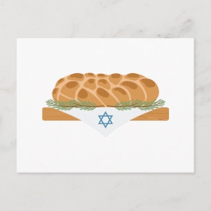 Challah Brot Postkarte