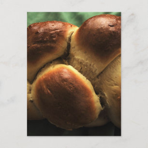 Challah - Farbe Postkarte