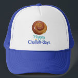 Challah-tägiger Hut Truckerkappe<br><div class="desc">Feiern Sie die Challah-Tage! Arbeiten für irgendeinen jüdischen Feiertag (ausgenommen Passahfest und Jom Kippur…).</div>