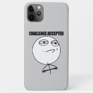 Challenge accepted iPhone 11 pro max hülle