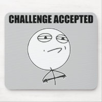 Challenge Accepted Rage Face Comic Meme