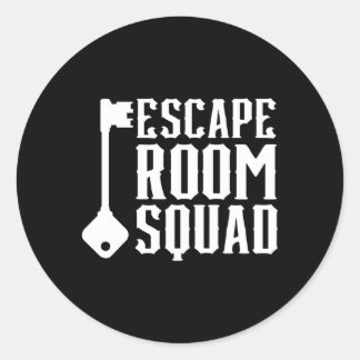 Challenge Gamed Locked Escape Room Squad Mystery Runder Aufkleber