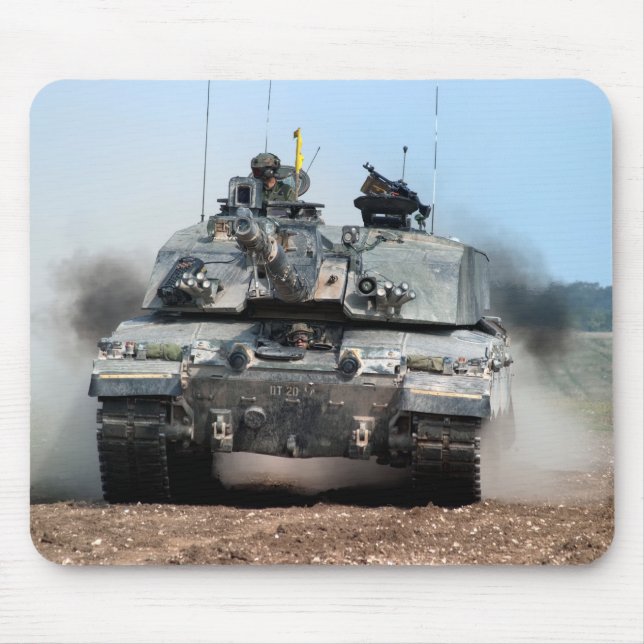 Challenger 2 Main Battle Tank (MBT) Britische Arme Mousepad (Vorne)