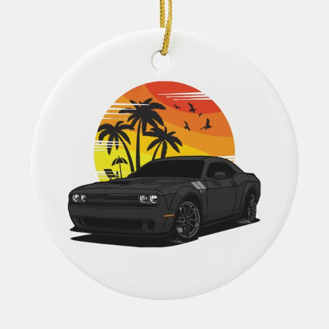 Challenger Keramik Ornament (Vorne)