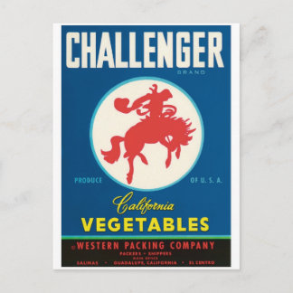 Challenger Rodeo Salinas El Centro Guadalupe CA Postkarte