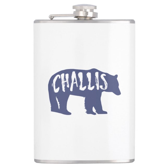 Challis Idaho Bear Flachmann (Vorderseite)
