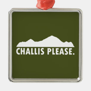 Challis Idaho Bitte Ornament Aus Metall
