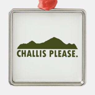 Challis Idaho Bitte Ornament Aus Metall