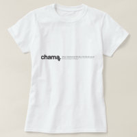 Chama Black and White T - Shirt