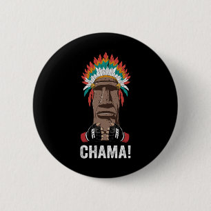 Chama Fighter Mixed Martial Arts Fan Jjb Boxing Mu Button