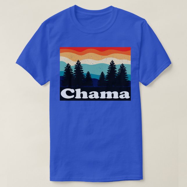 Chama New Mexico Retro T-Shirt (Design vorne)