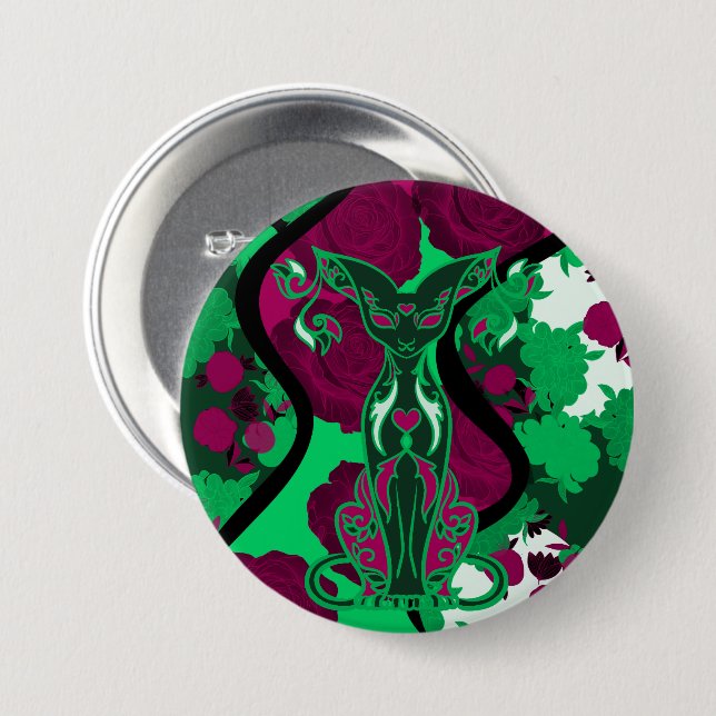 Chamäleon Button (Vorne & Hinten)
