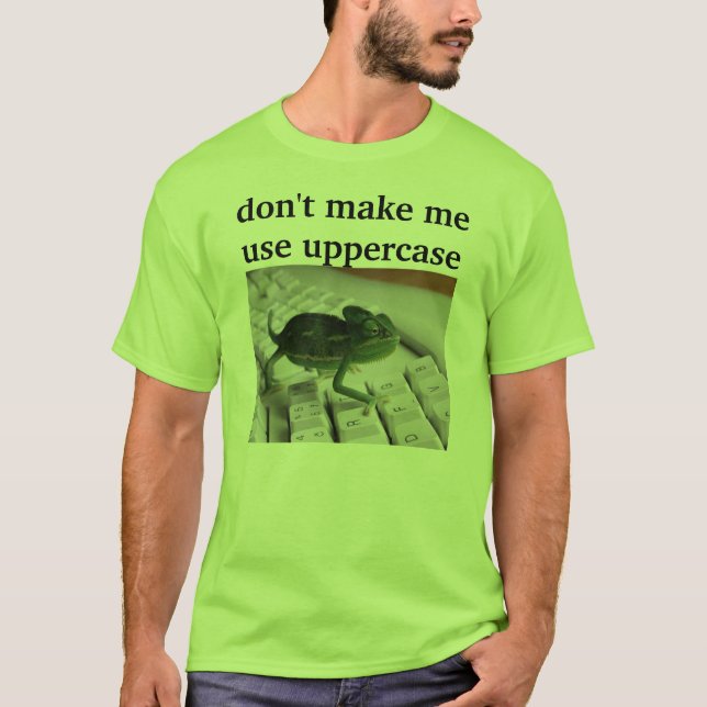 Chamäleon-Computer T-Shirt (Vorderseite)