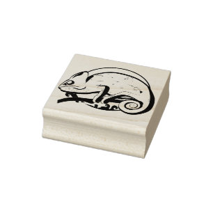 Chamäleon Gummistempel